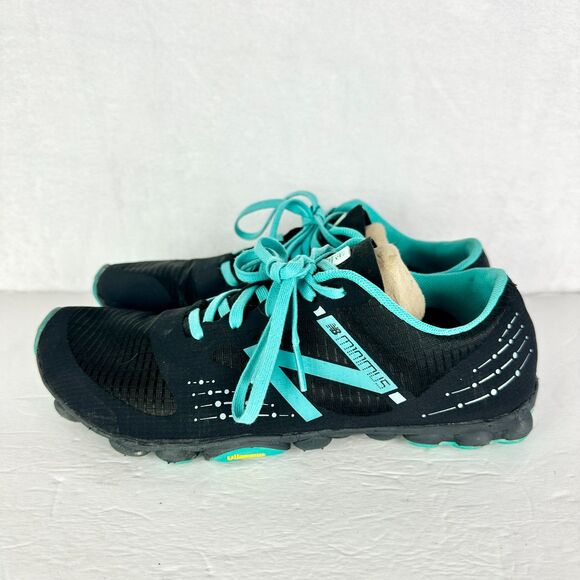 New Balance Shoes - New Balance Womens Minimus Zero Trail Running Shoe Size 8.5 Vibram Black Teal